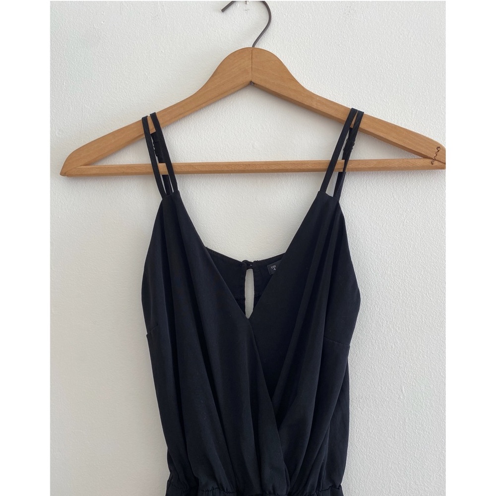 Topshop / Miss Selfridge Petite Black Jumpsuit